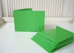 10 kleine Doppelkarten quadratisch billiardgrün 10x10 cm mit passenden Kuverts