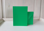 10 Doppelkarten B6 billiardgrün - 210 g/m² mit Kuverts 120 g/m²