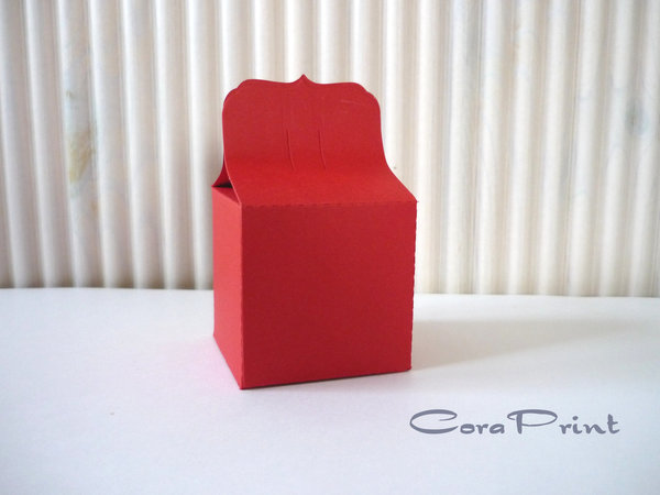 Geschenkschachtel - Box - rot 5 Stück mit Verschuss