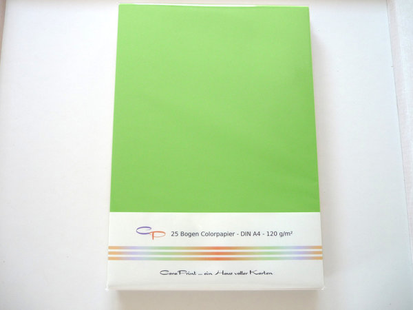 25 Bogen Colorpapier 120 g/m² - Bastelpapier