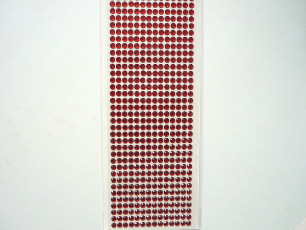 Schmucksteine selbstklebend 6 mm rot