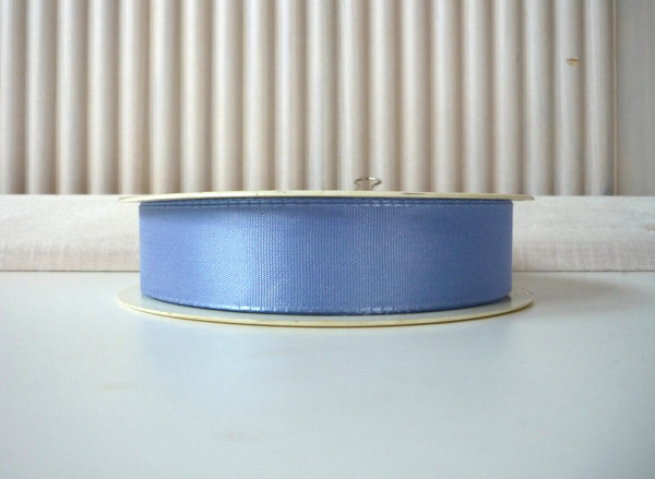 5 Meter Schleifenband - Taftband - Basisband 25 mm hellblau