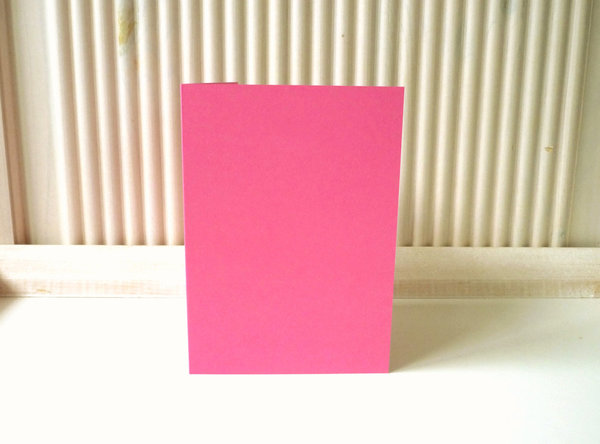 10 Doppelkarten A5 pink - fuchsia 210 g/m²
