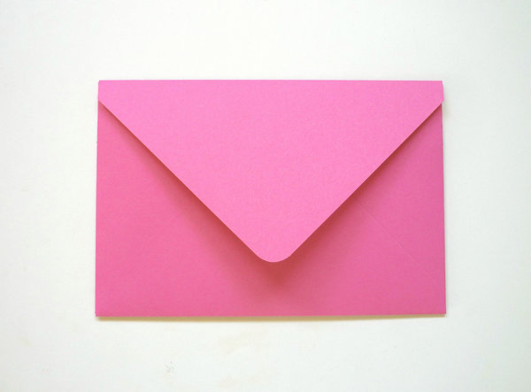 10 Briefumschläge Kuverts B6 pink 120 g/m²